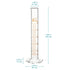 stonylab Graduated Cylinder, 2-Pack B Grade Borosilicate Glass Cylinder with Stable Hexagonal Base, 50 ml...