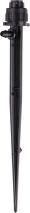 Raindrip R153CT Adjustable Flow Bubbler, Non-Pressure Compensating Emitter, Full-Circle Pattern, Fan Spray, with 1/4-Inch Barbed Inlet on 5-Inch S...
