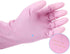 KINGFINGER Household Cleaning Gloves, 3 Pairs Reusable Rubber Gloves Cleaning, Latex Free Dishwashing Gloves, Flocked Cotton Liner, Water Resistan...