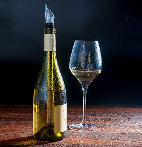 YouYah Wine Chiller Stick 3-in-1 Stainless Steel Wine Bottle Cooler Stick,Rapid Iceless Wine Chilling Rod with Aerator and Pourer,Wine Gift...
