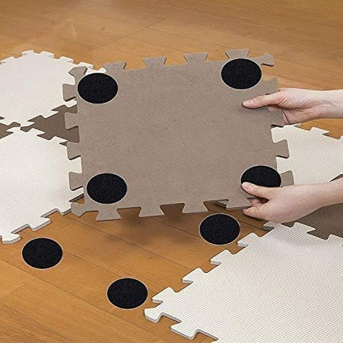 BRAVESHINE Adhesive Tape - 16PCS Hook and Loop Fasteners - Double Sided Adhesive note pads - Heavy-Weight Rug Carpet Gripper Mounting Tape for Wal...