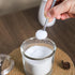 123Arts Glass Sugar Bowl Spice Jar with Lid and Stainless Steel Spoon Spoon...