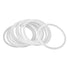 X AUTOHAUX Silicone O-Rings, 55mm OD 48.8mm ID 3.1mm Width VMQ Seal Gasket for Compressor Valves Pipe Repair, White, Pack of 10...