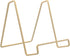 Tripar 6" Gold Painted Square Wire Easel Display Stand for Plates, Artwork, Picture Frame Plate Stand...