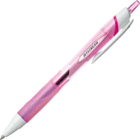 Uni Jetstream Standard Ballpoint Pen - 0.7 mm - Black Ink - Pink Body...