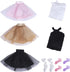 E-TING 3 Sets Ballerina Doll Clothes Chiffon Ballet Outfits Dance Dress Tutu Skirt with 3 Ballet Shoes for 11.5 Inch Girl Dolls...