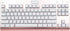 Granvela ABS Keycaps Set for Mechanical Keyboards, 104 Keys | for RGB Backlit | ANSI US-Layout | Campatible with 100% 75% 65% 60% MX Keyboard-Whit...