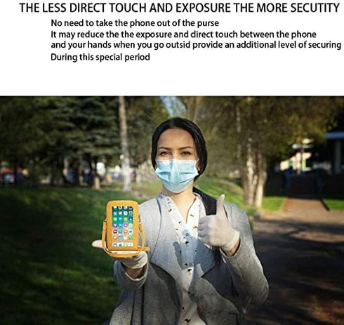 Small Crossbody Bag Cell Phone Purse for Women, Touch Screen Bag Shoulder Handbag Wallet with Credit Card Slots...