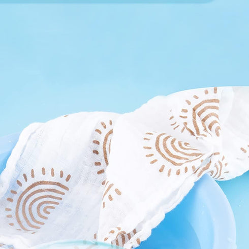 Baby Swaddle Blankets for Boys & Girls - Unisex Newborn Muslin Receiving Blanket Receiving Blanket Swaddle Wrap, Large 43 x 43 inches (Leaves)...