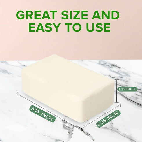 Natural Non-Toxic Dish Washing Block Soap - Dyes And Fragrance Free - Vegan Cruelty-Free Eco-Friendly And Zero Waste Dishwashing Handmade Solid Ba...