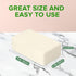 Natural Non-Toxic Dish Washing Block Soap - Dyes And Fragrance Free - Vegan Cruelty-Free Eco-Friendly And Zero Waste Dishwashing Handmade Solid Ba...