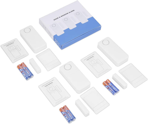AMIR Door Window Alarm 3 Pack - Home Security Sensor with Windows Open Alarms - Pool Alarm for Kids Safety - Keep Your Home Safe...