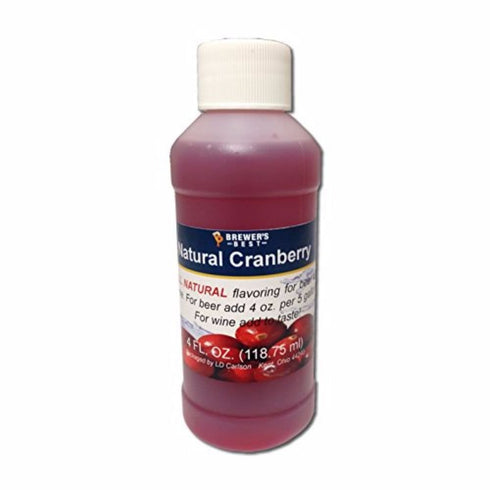 Brewer's Best Natural Beer and Wine Fruit Flavoring (Cranberry)...