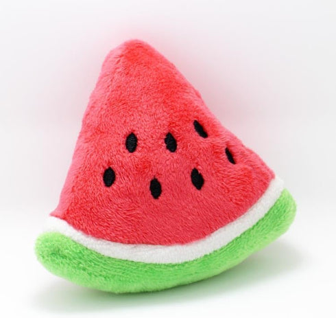 Pet Toy Chew Squeaker Squeaky Plush Cotton Triangle Ball Watermelon Sound Toys Puppies Small Dogs Useful and Deft?Toys?Dog Squeak Toys...