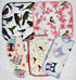 Gina's Soft Cloth Shop 1 Ply Owls & Birds Fun Flannel Washable Kids Lunchbox Napkins 8x8 inches 5 Pack - Little Wipes (R) Flannel- Proudly Made in...