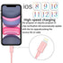 MFi-Certified Lightning Cable iPhone Charger - Compatible with iPhone Xs MAX XR X 8 8 Plus 7 7 Plus 6s 6s Plus 6 6 Plus and More (6FT Rose)...