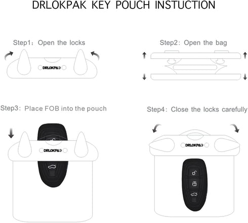Submersible Waterproof Wallet Surf Dry Car Key FOB Case Bag 2Pack Waterproof Pouch Holder For Key Credit Door Ship Card Cash ID Driver Fishing Hun...