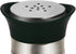 Evelyne 2-Piece Set Salt & Pepper Glass Shaker Stainless Steel Cover with Tray...