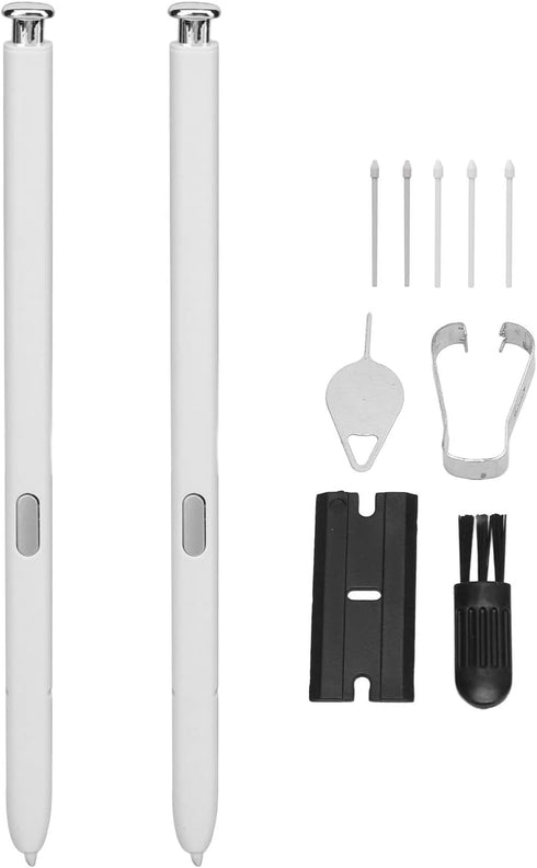 2Pcs Stylus Pen for Samsung Galaxy Note 10, for Note 10 Plus, Replacemen Touch Pen Tips Nibs Thimble Tweezers Brush (White)......
