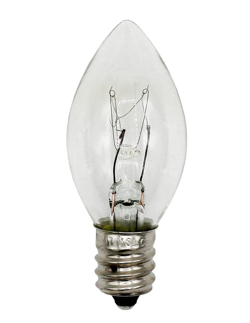 Single Light Replacement Clip in Lamp Cord for Christmas Village House includes Clear Light Bulb...