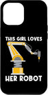 iPhone 14 Plus Cool Robotics Art For Girls Kids Robot Robotics Engineering Case...