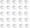 100 Pieces Round Glass Cabochon Clear Dome Tiles Flat Back for Cameo Pendants Photo Jewelry Handcrafts DIY Findings Rings Necklaces (16mm/0.6")...