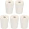 MECCANIXITY Rubber Tapered Plug 15mm to 20mm with Hole Test Tubes Bungs Stopper White for Lab Home 5 Pieces...