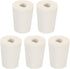 MECCANIXITY Rubber Tapered Plug 15mm to 20mm with Hole Test Tubes Bungs Stopper White for Lab Home 5 Pieces...