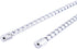 United Pacific 70203 Chrome Curb Feelers, Universal Fitment, Helps to Prevent Curb Damage, Curb Whiskers, Avoid Damaging Wheels - ONE Set (Pack of...