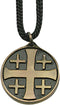 I Have Called You by Name RCIA Pendant Jerusalem Cross Necklace, 1 1/4 Inch...