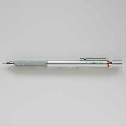 Uni M71010.26 Shift Pipe Lock Drafting 0.7mm Pencil, Silver Body with Orange Accent (M71010.26)...