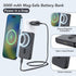 3 in 1 Wireless Charging Station,5000mAh Fast Foldable Portable Charger Battery Pack USB C Power Bank for MagSafe,for iPhone 15 14 13 12 Series/Ap...
