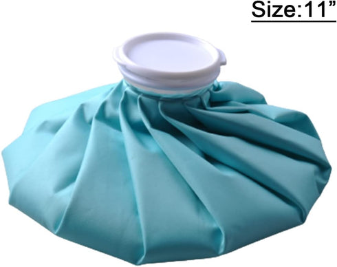Ice Bag, Ice Cold Packs for Injuries Reusable 11", Hot Water Bag for Pain Relief, Hot & Cold Therapy, Large Ice Pack Blue...