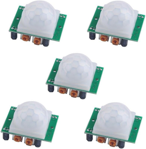 5pcs HC-SR501 PIR Infrared Motion Sensor Human Body IR Movement Detector Sensor Module for Arduino for Raspberry Pi...