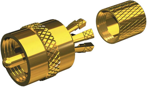 Shakespeare 3003.4061 PL-259-CP-G Marine Center Pin Connector,Gold...
