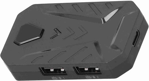 Mobile Gaming Keyboard Mouse Adapter Converter for PUBG, for Android and for iOS Mobile Phones, Support Bluetooth, with Adjustable Stand(Black)...