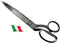 Ultima 10 Inch Dress Maker Scissors – Drop Forged Carbon Steel Dressmaker’s Shears, Chrome Plated with Bent Handles, Made in Italy...