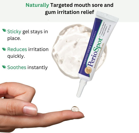 Dental Herb Company - Mouth Sore and Gum Care Kit - Soothes and relieves discomfort associated with canker sores and gum irritation - Truly Natura...