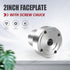 Phukmlong 2" Wood Lathe Steel Faceplate Chucks with ScrewChuck, 1"-8TPI Thread Woodworking Accessories Tools…...