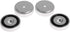 4Pcs Anti Vibration Amplifier Feet, 4010mm Aluminium Alloy Universal Copper Speaker Spikes Pads Base Pad Isolation Sand Blasting Amplifier Pads Fe...