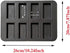 Mini Bread Pan Carbon Steel Cake Bread Mold Baking Pan Financier Baking Pan 8-Cavity for Oven Baking Mini Bars, Granola Bar Cornbread(Black)...