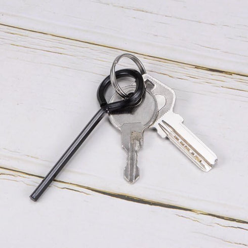 10 Pack Black 5/32 inch Standard Hex Dogging Key with Full Loop, Hex Dogging Key, Allen Key Sets Wrench Fit on Keychain Push Bar Panic Exit Device...