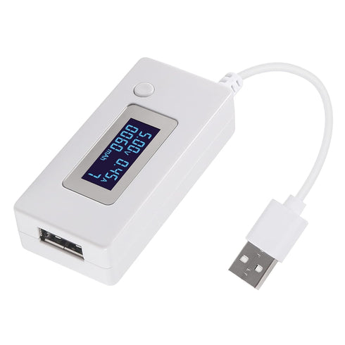 3pcs USB Volatage/Amps Power Meter, Tester Multimeter Test Speed of Charger, Cables, Computer, Power Bank (USB White)...