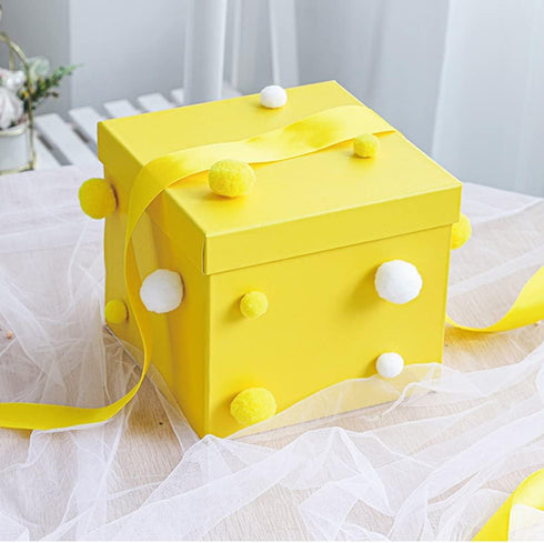 LIUYAXI Yellow Double Face Satin Ribbon 3/8" X 50 Yards, Ribbons Perfect for Crafts, Gift Wrapping, Bow Making and More...