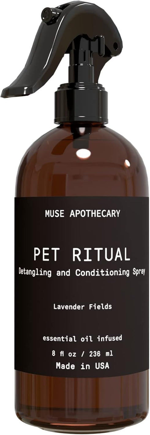 Muse Apothecary Pet Ritual Detangling Spray for Dogs & Cats, Pet Detangler Spray for Dogs, Dog Detangler Spray Dematting Conditioner, Dog Detangli...