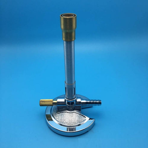Lab Bunsen Burner, Air & Gas Adjustment with Flame Stabilizer for Natural Gas & Propane & Lab Heating...