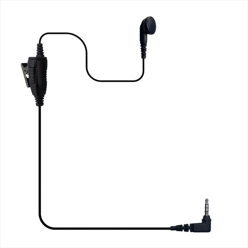 3.5mm Walkie Talkie Headset Ear Bud Earpiece PTT Mic Earphone for Motorola ST7000 LEX L11 Two Way Radio Replace PMLN7540...