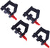 100Pcs G Type 360° Micro Rotary Tripod Nozzle Sprinklers Head Refractive Misting Irrigation Plant Rotating Refraction Sprinkler Atomizing Nozzle L...