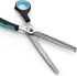 7 inch Thinning Scissors with 26-Teeth Stainless Steel Blades and Wave Style Handle for for Home Hair Cutting Shears...
