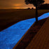 100 Pcs Glow in The Dark Garden Pebbles for Walkways and Decor in Blue...